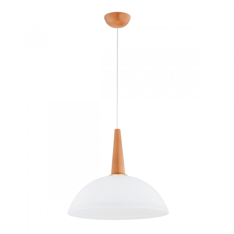 GRAS DREWNIANA 1xE27 Alfa Lampa Wisząca 61384