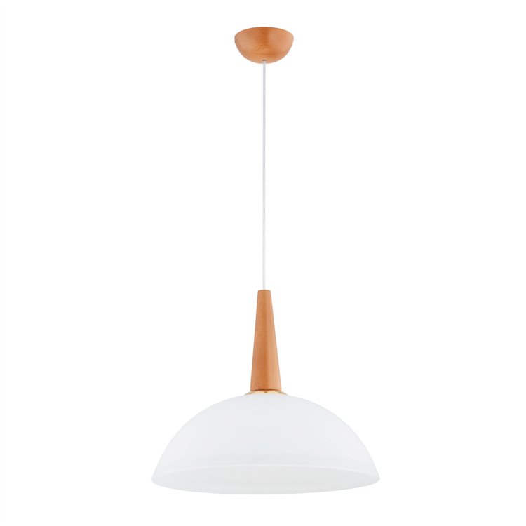 GRAS DREWNIANA 1xE27 Alfa Lampa Wisząca