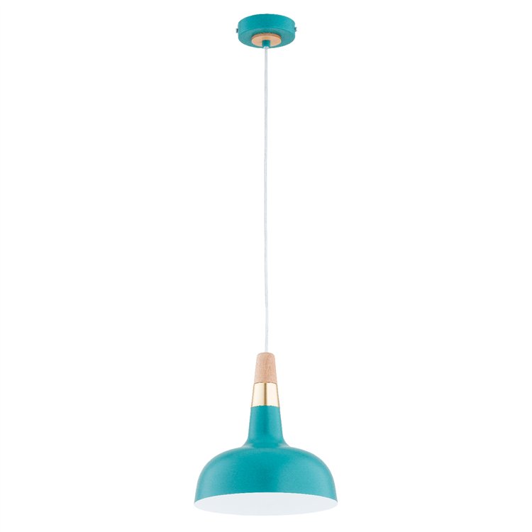 RODOS MIĘTOWA 1xE27 Alfa Lampa Wisząca