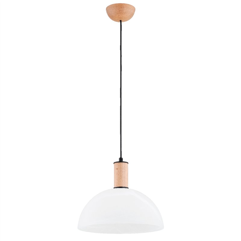 TERRIN DREWNIANA 1xE27 Alfa Lampa Wisząca TERRIN DREWNIANA 1xE27 Alfa Lampa Wisząca