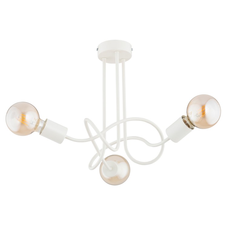 WINGO KREMOWA 3xE27 Alfa Lampa Sufitowa 62519