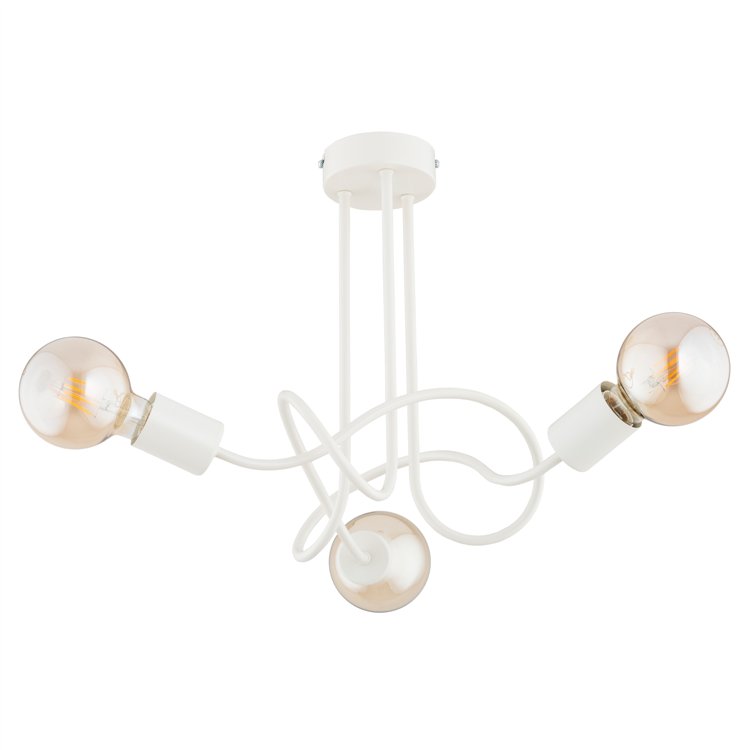 WINGO KREMOWA 3xE27 Alfa Lampa Sufitowa