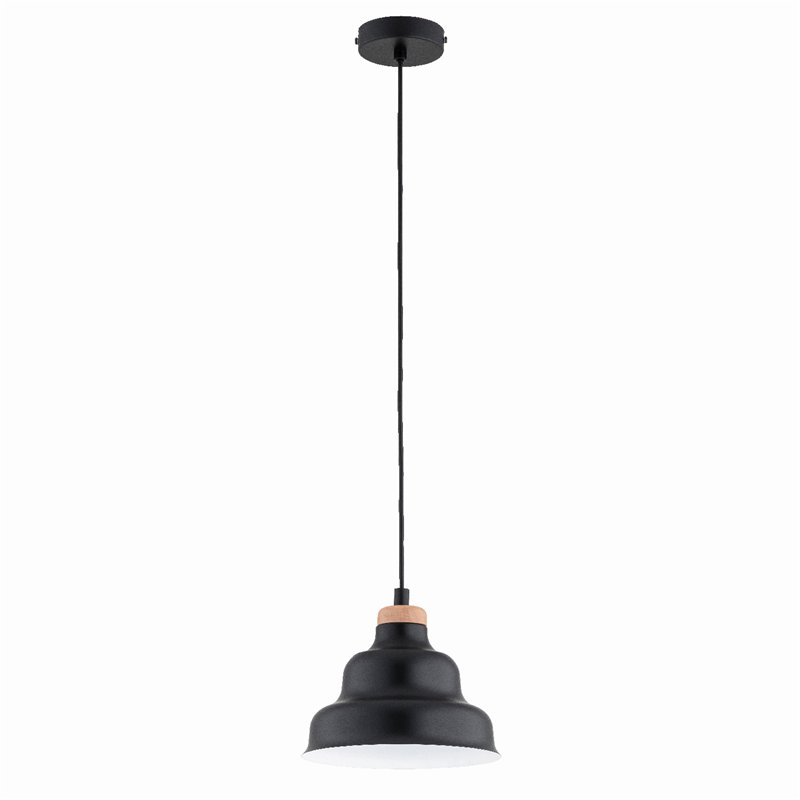 BAŁWANEK MAŁY CZARNY 1xE27 Alfa Lampa Wisząca BAŁWANEK MAŁY CZARNY 1xE27 Alfa Lampa Wisząca