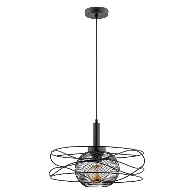 DIUK MIX CZARNA 1xE27 Alfa Lampa Wisząca DIUK MIX CZARNA 1xE27 Alfa Lampa Wisząca