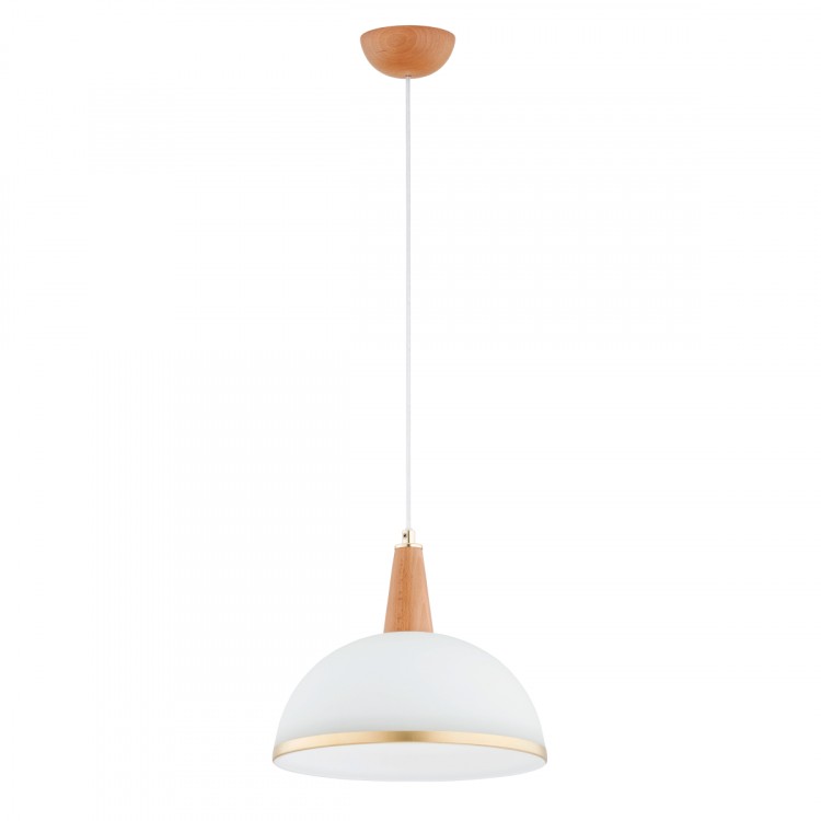 REYNO DREWNIANA 1xE27 Alfa Lampa Wisząca 61386
