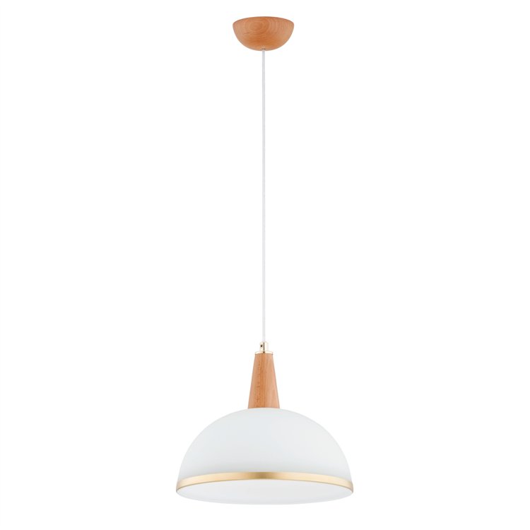 REYNO DREWNIANA 1xE27 Alfa Lampa Wisząca