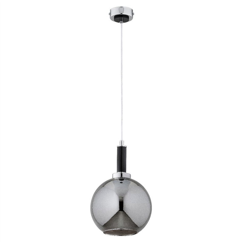 HETTY CZARNA & CHROM 1xE27 Alfa Lampa Wisząca HETTY CZARNA & CHROM 1xE27 Alfa Lampa Wisząca