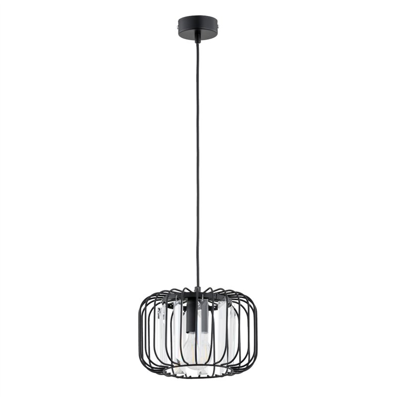 LEXA CZARNA 1xE27 Alfa Lampa Wisząca LEXA CZARNA 1xE27 Alfa Lampa Wisząca