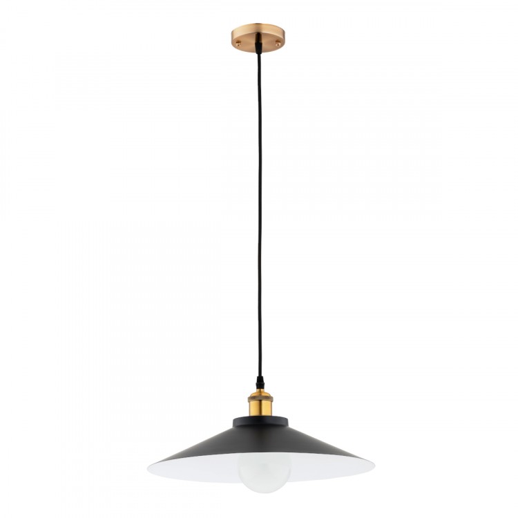 BOLERO RETRO CZARNA 1xE27 Alfa Lampa Wisząca 61323