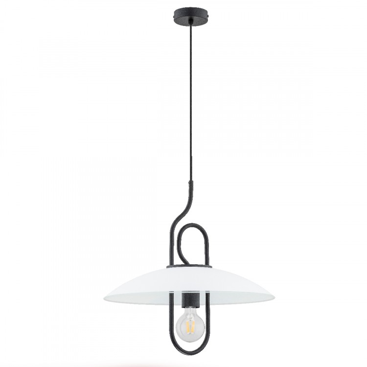 CHEE CZARNO-BIAŁA 1xE27 Alfa Lampa Wisząca 60623