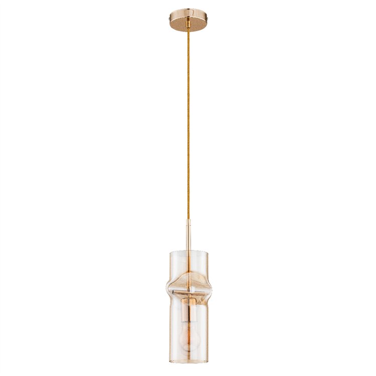 KAPRIS ZŁOTA 1xE27 Alfa Lampa Wisząca