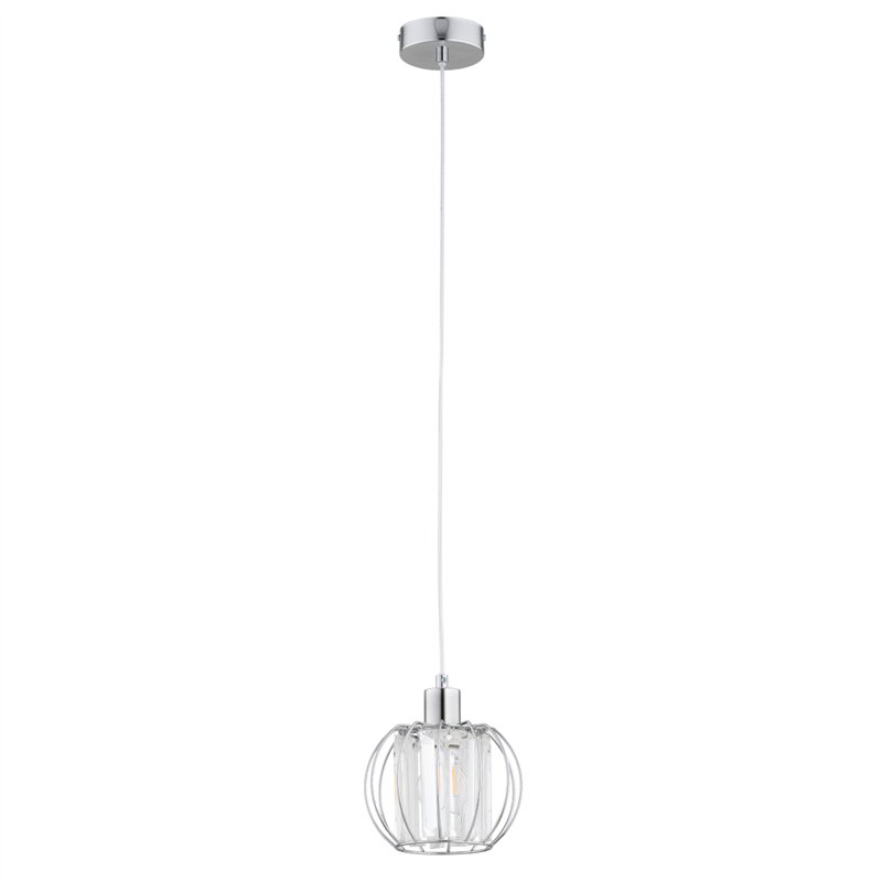 KRISTAL CHROM 1xE27 Alfa Lampa Wisząca KRISTAL CHROM 1xE27 Alfa Lampa Wisząca