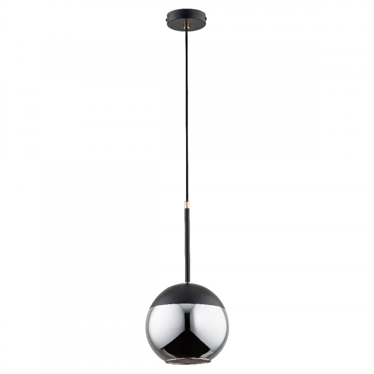 VOLDA CZARNA 1xE27 Alfa Lampa Wisząca 60823