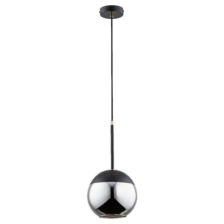 VOLDA CZARNA 1xE27 Alfa Lampa Wisząca