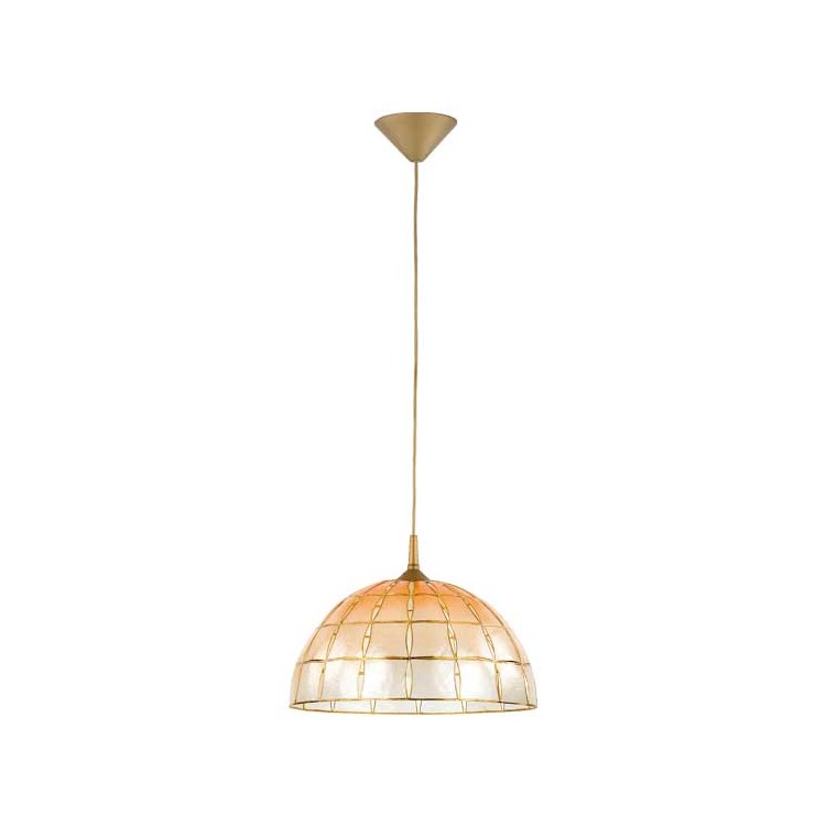 SOLE ZŁOTA 1xE27 Alfa Lampa Wisząca 12641