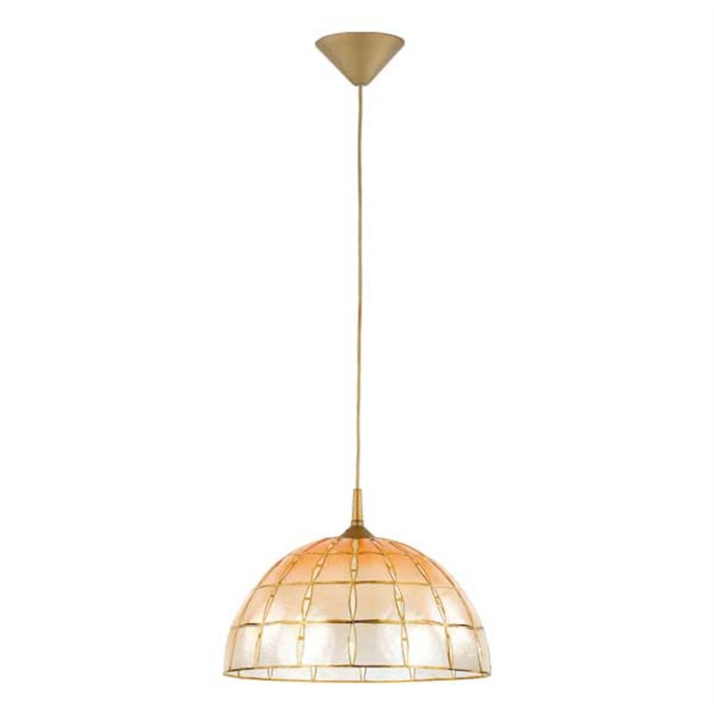 SOLE ZŁOTA 1xE27 Alfa Lampa Wisząca SOLE ZŁOTA 1xE27 Alfa Lampa Wisząca