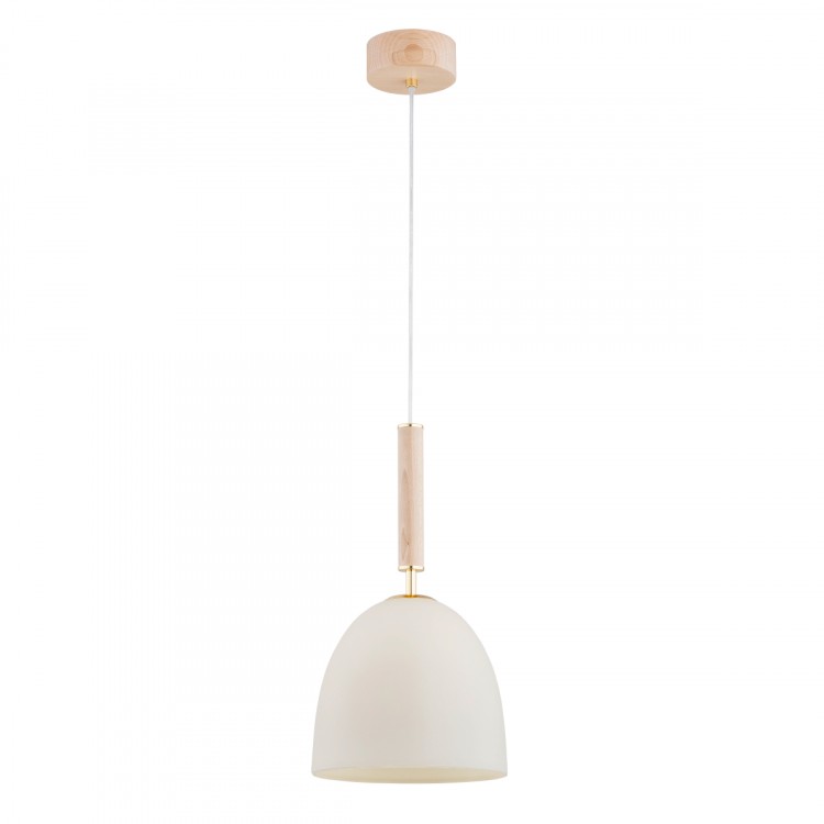 TAVOS DREWNIANA 1xE27 Alfa Lampa Wisząca 61208