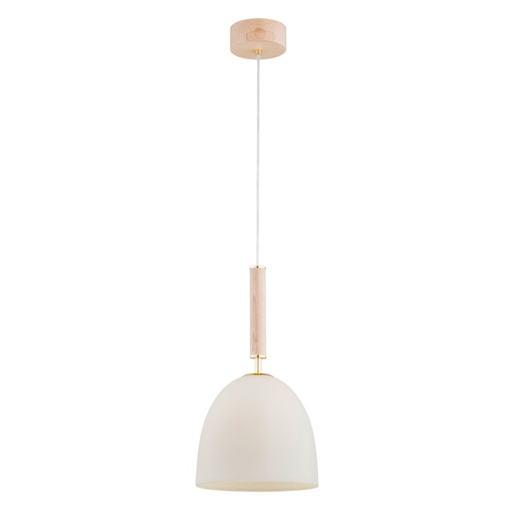 TAVOS DREWNIANA 1xE27 Alfa Lampa Wisząca