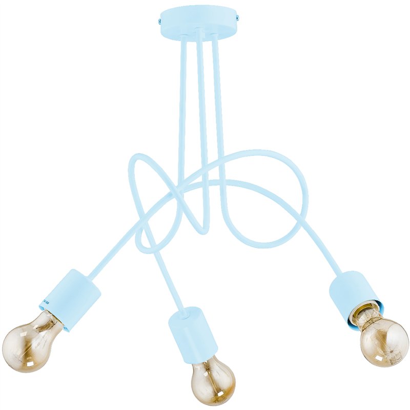 TANGO NIEBIESKA 3xE27 Alfa Lampa Sufitowa TANGO NIEBIESKA 3xE27 Alfa Lampa Sufitowa