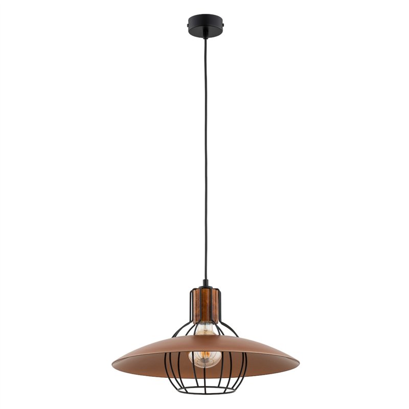 DOMINO BRĄZOWA 1xE27 Alfa Lampa Wisząca DOMINO BRĄZOWA 1xE27 Alfa Lampa Wisząca