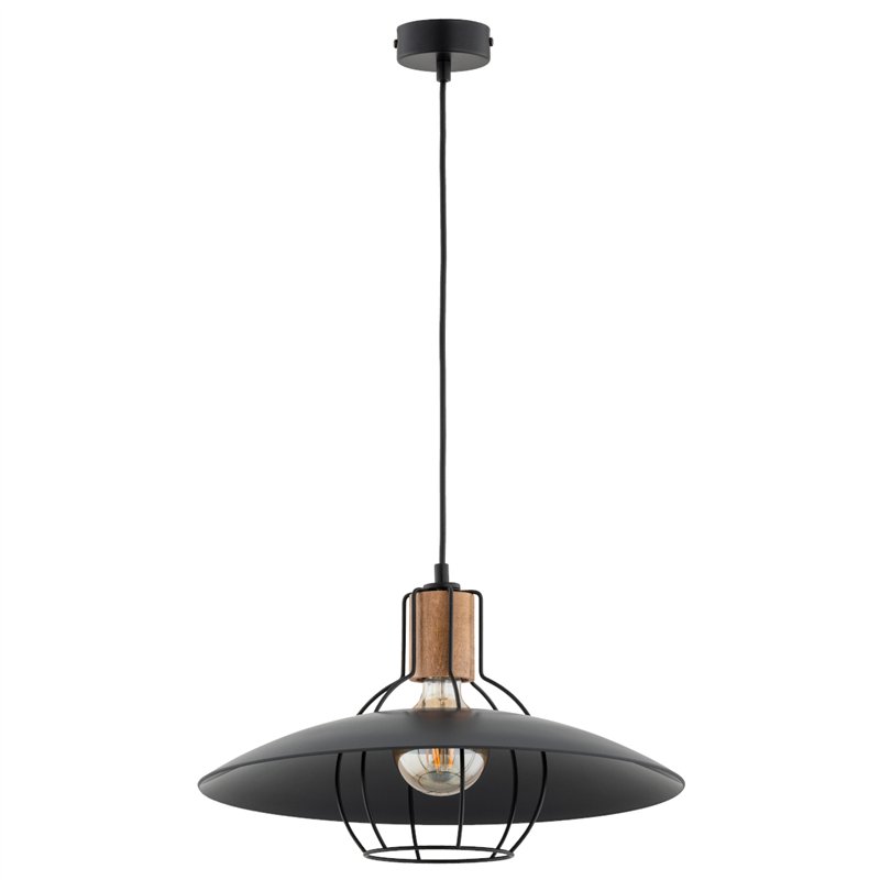 DOMINO GRAFITOWA 1xE27 Alfa Lampa Wisząca DOMINO GRAFITOWA 1xE27 Alfa Lampa Wisząca