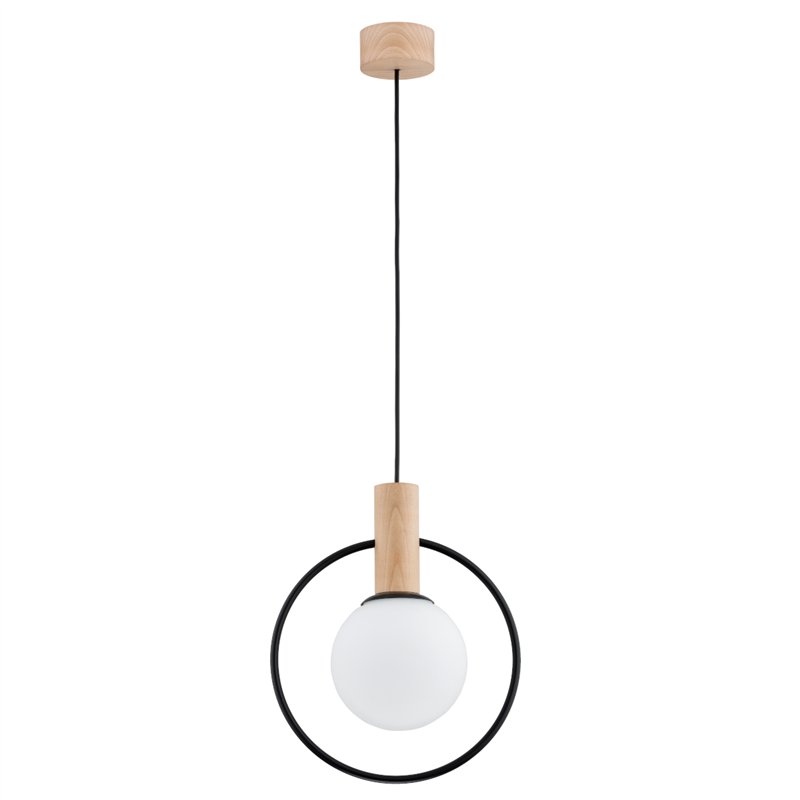 LABO GLASS DREWNIANA 1xE14 Alfa Lampa Wisząca LABO GLASS DREWNIANA 1xE14 Alfa Lampa Wisząca