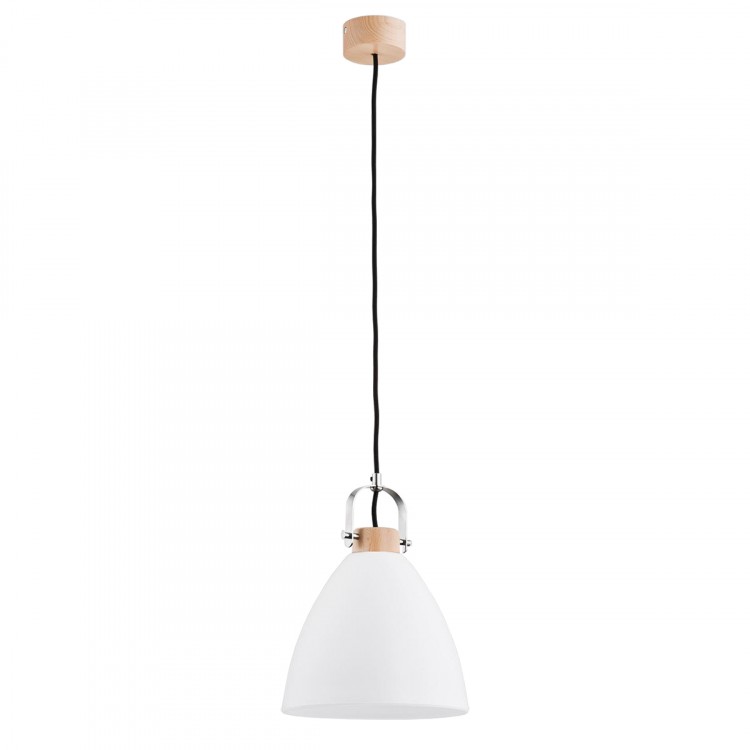 HERMINA DREWNIANA 1xE27 Alfa Lampa Wisząca 60365