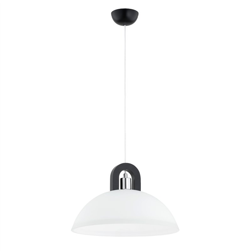 MIGOT DREWNIANA & CHROM 1xE27 Alfa Lampa Wisząca MIGOT DREWNIANA & CHROM 1xE27 Alfa Lampa Wisząca