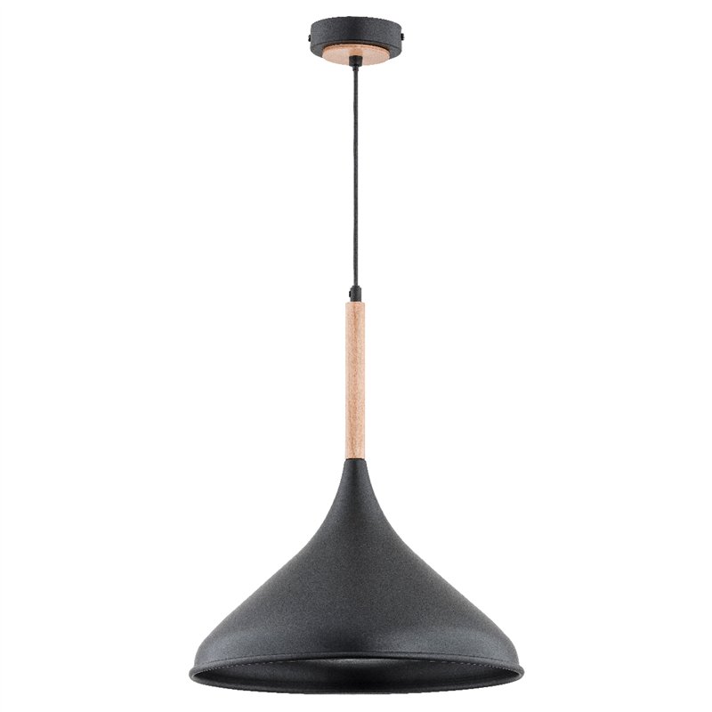 GASOLINA CZARNA 1xE27 Alfa Lampa Wisząca GASOLINA CZARNA 1xE27 Alfa Lampa Wisząca