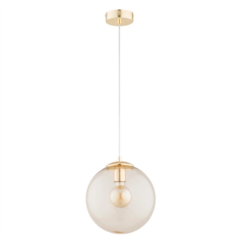 LEILA ZŁOTA 1xE27 Alfa Lampa Wisząca LEILA ZŁOTA 1xE27 Alfa Lampa Wisząca