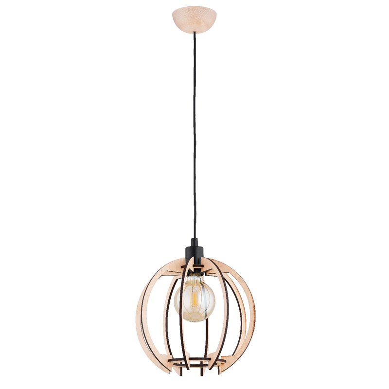 TOMMY SLIM DREWNIANA 1xE27 Alfa Lampa Wisząca TOMMY SLIM DREWNIANA 1xE27 Alfa Lampa Wisząca