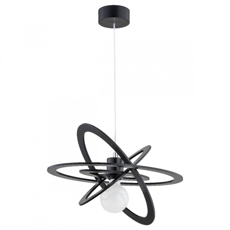 ORLANDO CZARNA 1xE27 Alfa Lampa Wisząca 62141