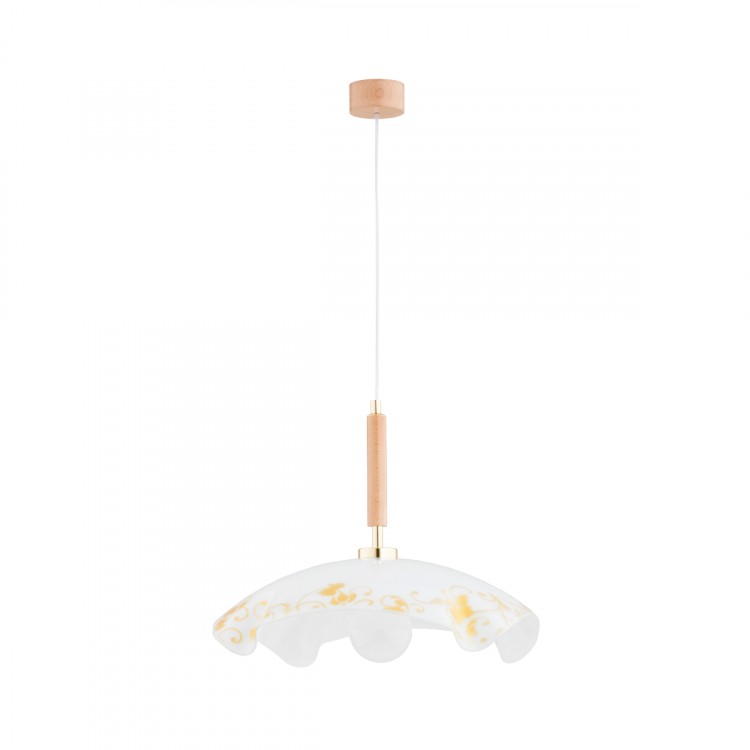 GARDEN DREWNIANA 1xE27 Alfa Lampa Wisząca 60992