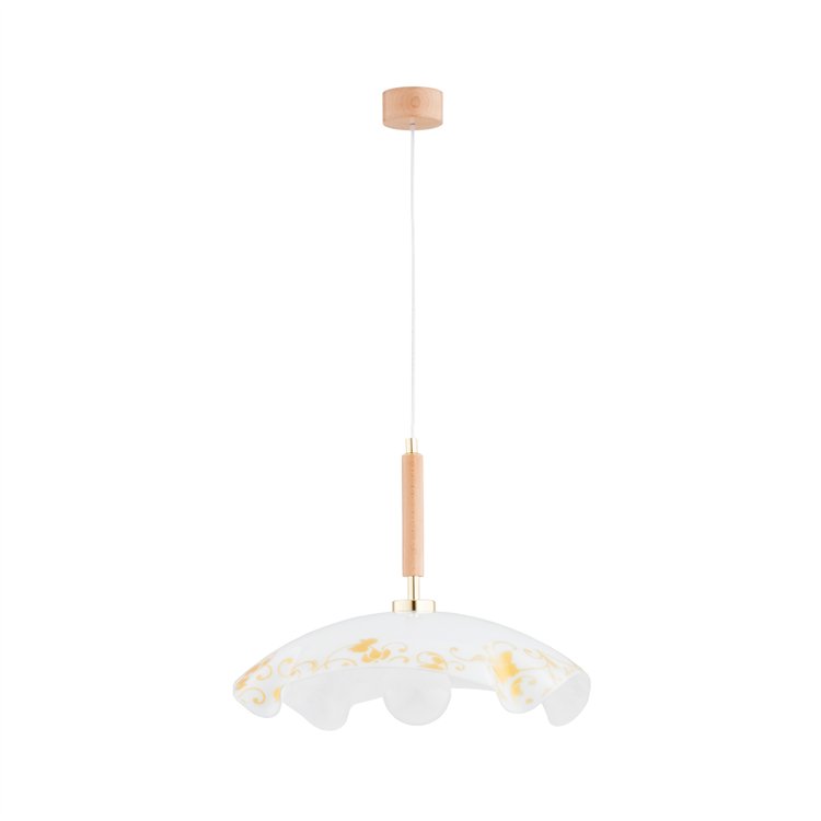 GARDEN DREWNIANA 1xE27 Alfa Lampa Wisząca