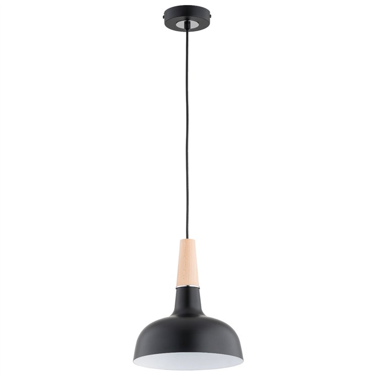 GOXA CZARNA 1xE27 Alfa Lampa Wisząca