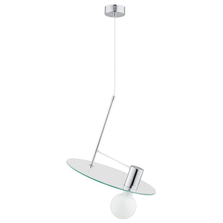 CH 01 CHROM 1xE27 Alfa Lampa Wisząca