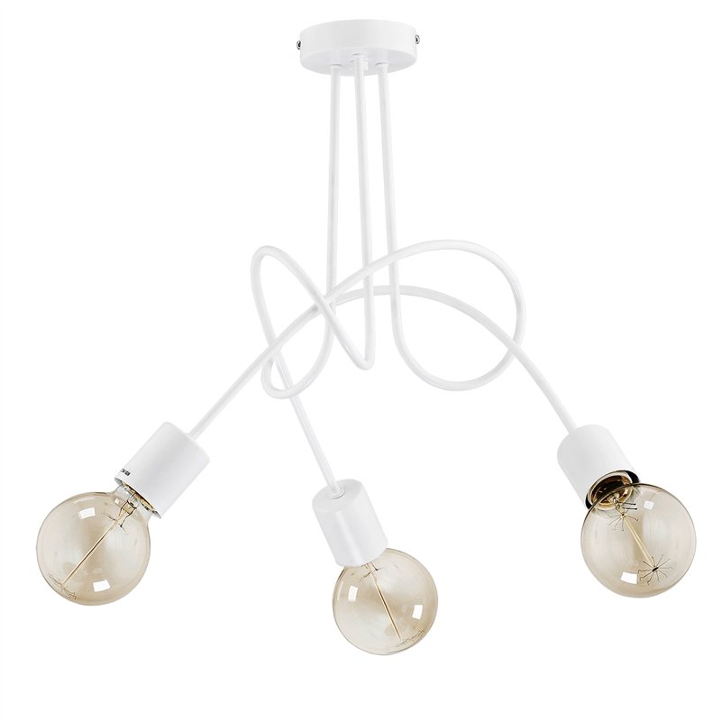 TANGO BIAŁA 3xE27 Alfa Lampa Sufitowa TANGO BIAŁA 3xE27 Alfa Lampa Sufitowa
