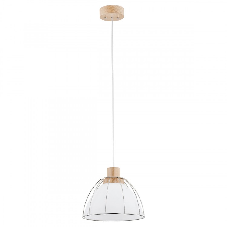 VIVIO DREWNIANA 1xE27 Alfa Lampa Wisząca 60317