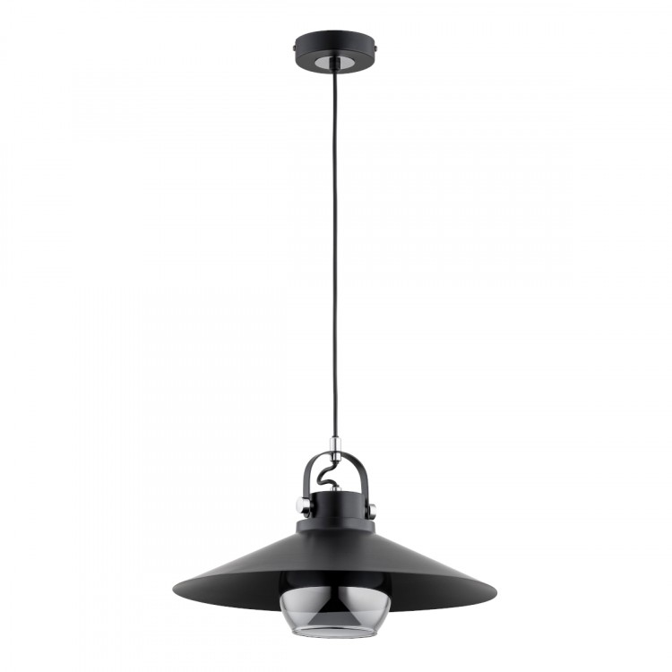 TIZEN CZARNA 1xE27 Alfa Lampa Wisząca 61213