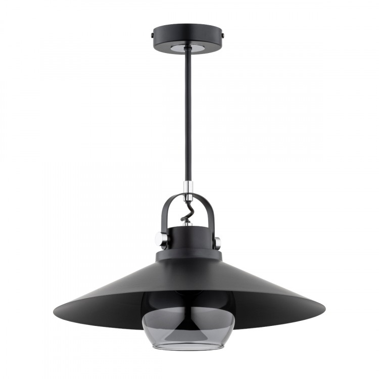 TIZEN PRO CZARNA 1xE27 Alfa Lampa Wisząca 61214