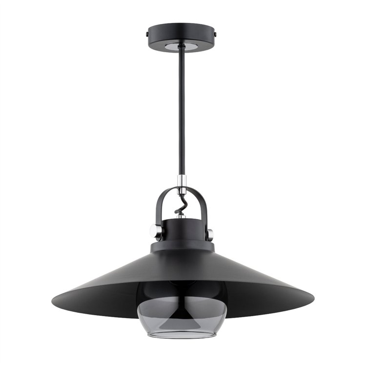 TIZEN PRO CZARNA 1xE27 Alfa Lampa Wisząca