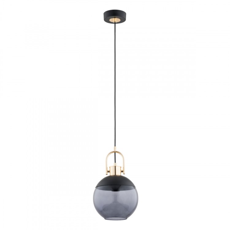 HILTO BERRY CZARNA & ZŁOTA 1xE27 Alfa Lampa Wisząca 61429