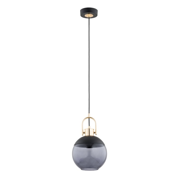 HILTO BERRY CZARNA & ZŁOTA 1xE27 Alfa Lampa Wisząca