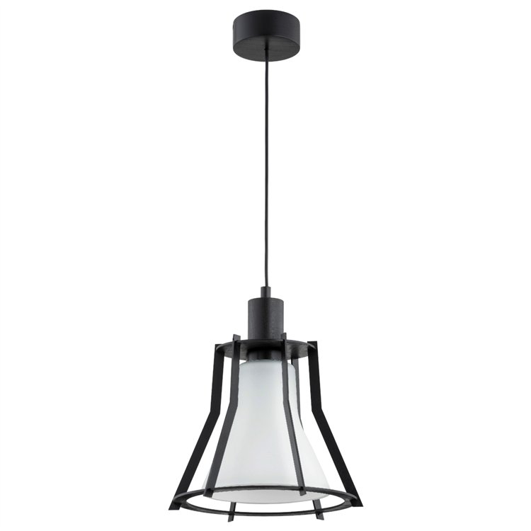 POMAX DREWNIANA 1xE27 Alfa Lampa Wisząca
