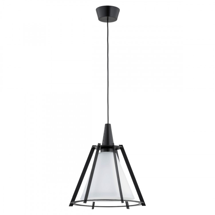 POMONA DREWNIANA 1xE27 Alfa Lampa Wisząca 61365