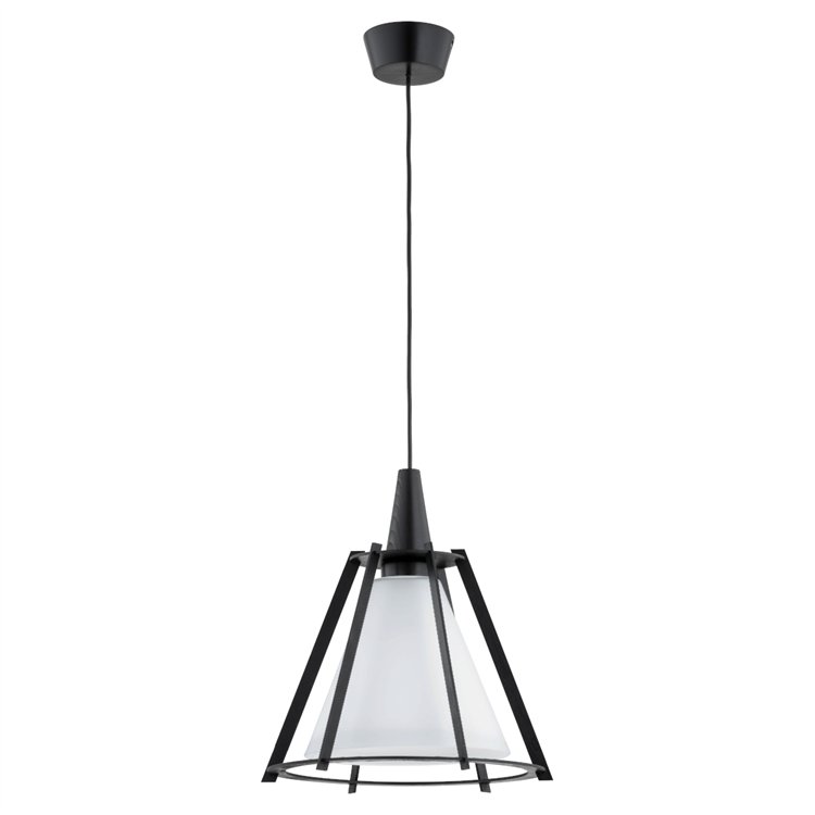 POMONA DREWNIANA 1xE27 Alfa Lampa Wisząca