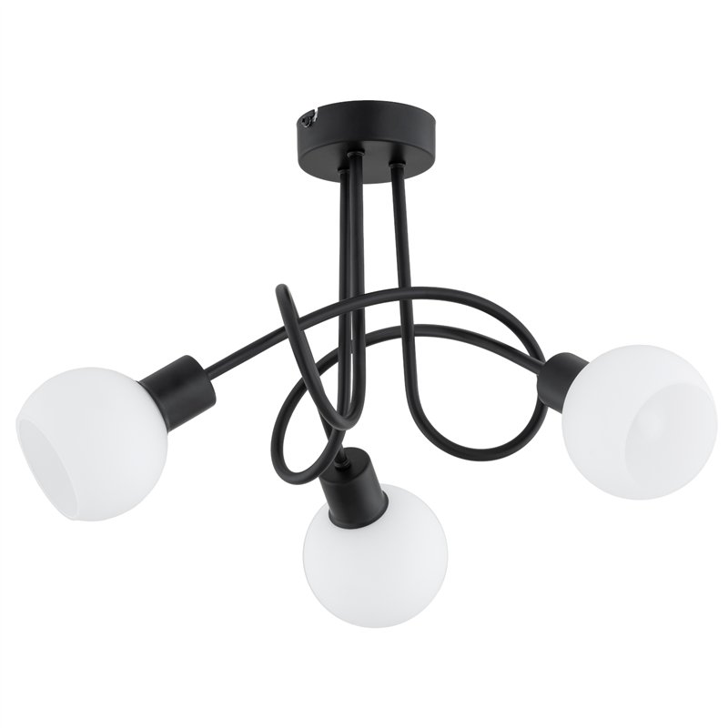 ERYKA CZARNA 3xE14 Alfa Lampa Sufitowa ERYKA CZARNA 3xE14 Alfa Lampa Sufitowa