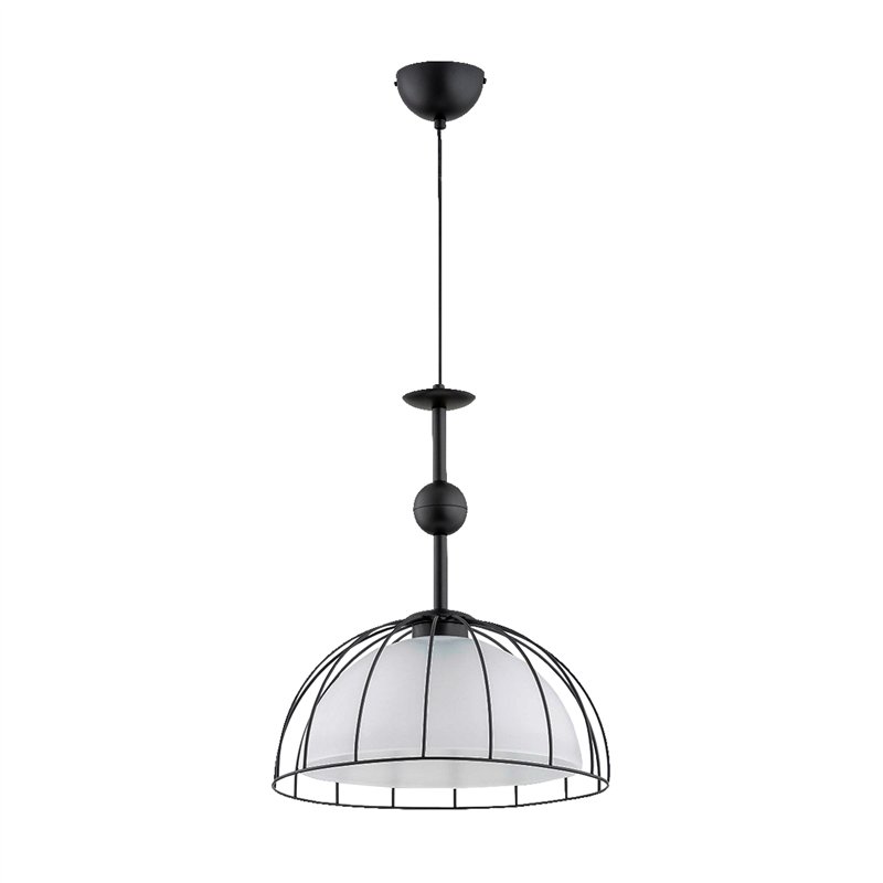 GOLLA CZARNO-BIAŁA 1xE27 Alfa Lampa Wisząca GOLLA CZARNO-BIAŁA 1xE27 Alfa Lampa Wisząca