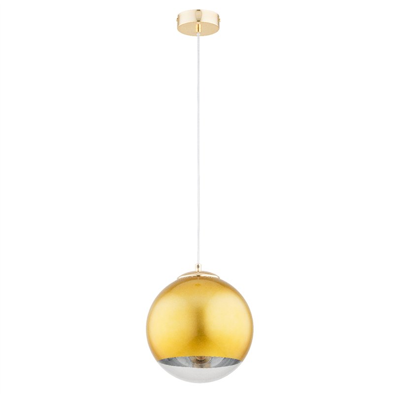 LEILA ZŁOTA 1xE27 Alfa Lampa Wisząca LEILA ZŁOTA 1xE27 Alfa Lampa Wisząca
