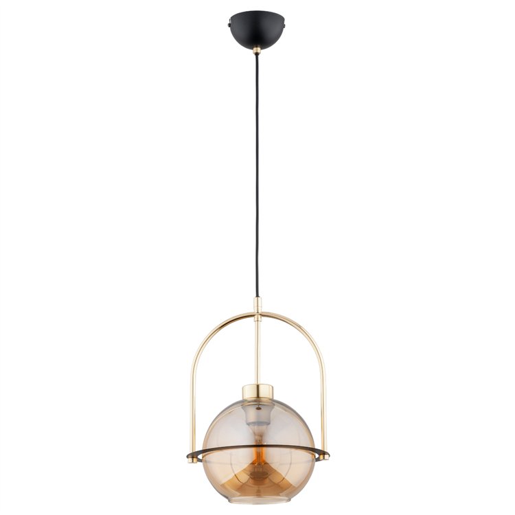 LERIA ZŁOTA 1xE27 Alfa Lampa Wisząca